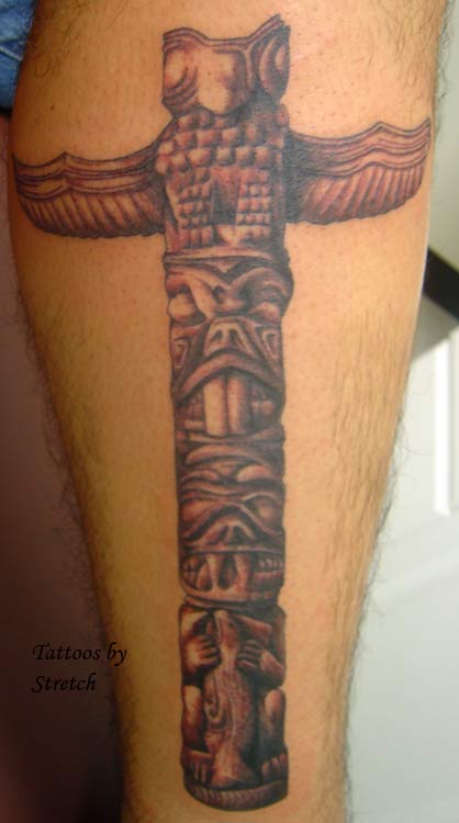totempole by stretch tattoonow totempole by stretch tattoonow