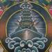 tattoo galleries/ - Traditional Ship and Roses Chest piece Tattoo - 61627