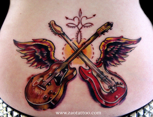 Muriel Zao - Vintage Guitars Tattoo