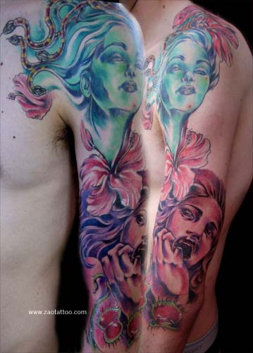 Medusa Tattoo Sleeve