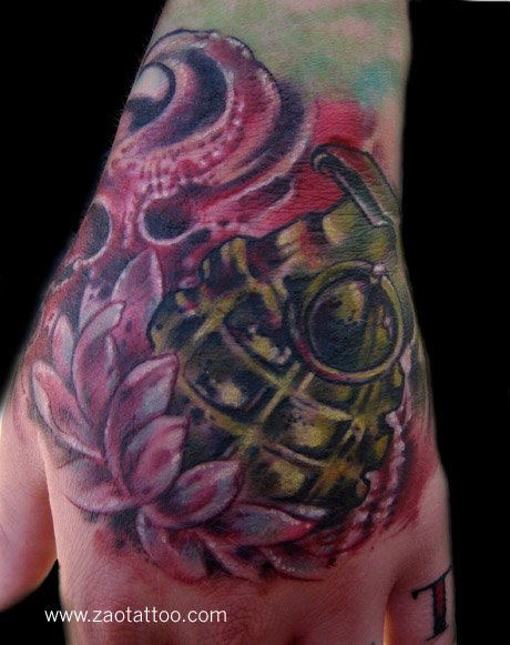 Muriel Zao - Grenade Tattoo