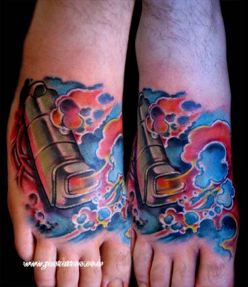 Muriel Zao - Inhaler Tattoo