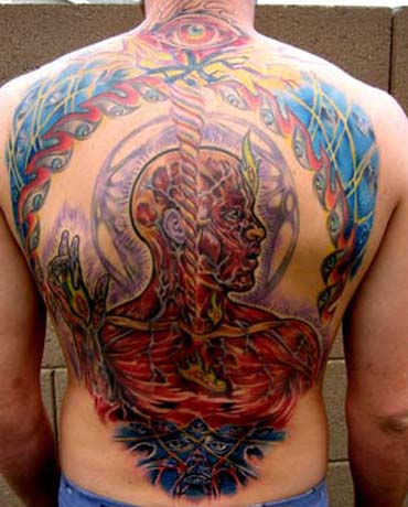 Muriel Zao - Alex Grey Tattoo