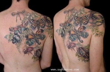 Muriel Zao - Beetles and Insects Tattoo