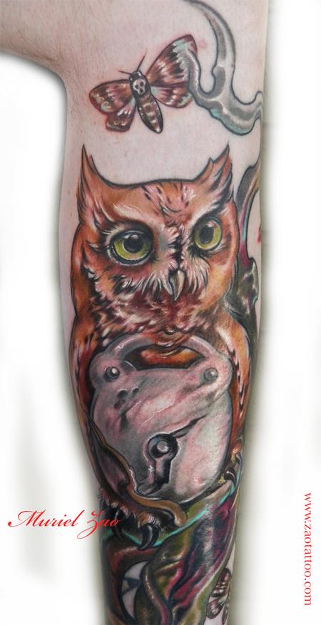 Muriel Zao - Owl Tattoo