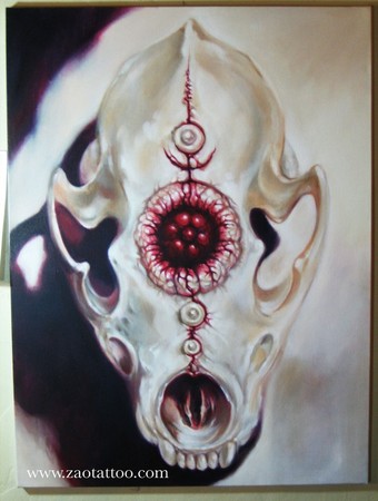 Muriel Zao - Skull Painting