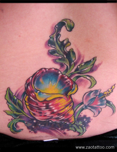 Muriel Zao - Shell Tattoo