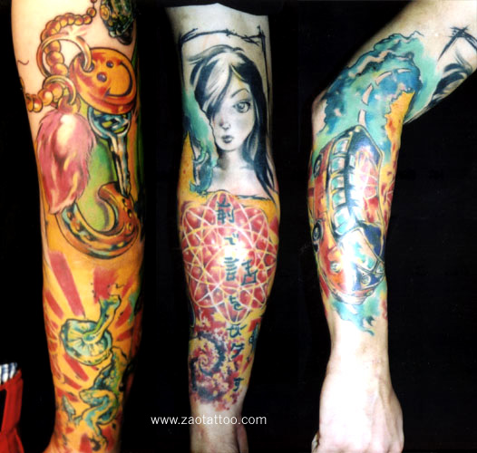 Muriel Zao - Psychedelic Mandala Tattoo