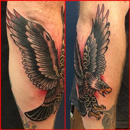 Adam Lauricella - Traditional Eagle Tattoo