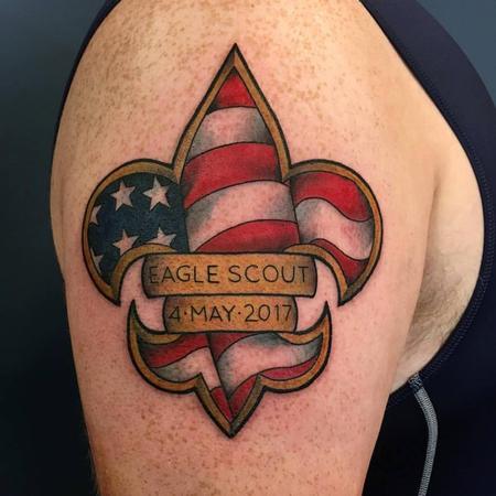 Adam Lauricella - Eagle Scout Tattoo