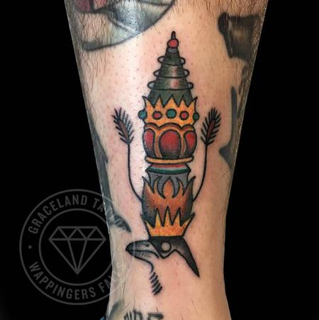Adam Lauricella - Higgs Artwork Tattoo