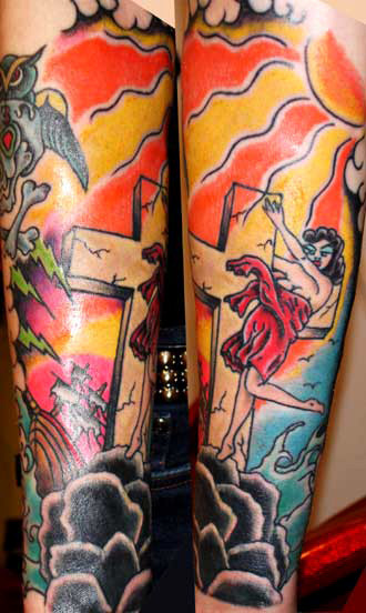 Tattoos - Alex Sherker - ROCK OF AGES