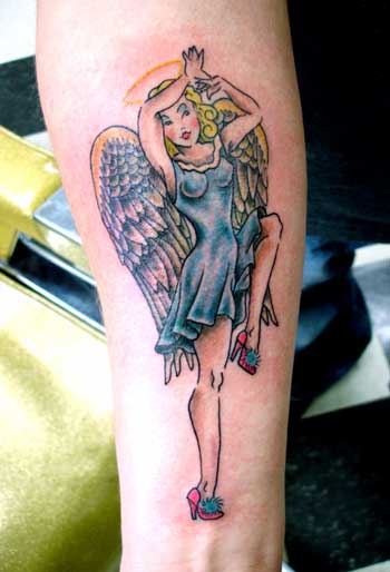 Tattoos Tattoos Religious Angel Angel Pin Up Girl