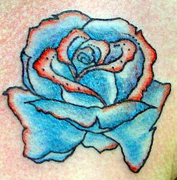 Tattoos - Alex Sherker - Blue Rose Tattoo
