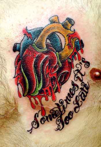 Tattoos - Alex Sherker - Bleedin' Heart