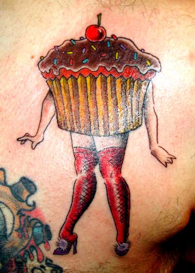 Tattoos - Alex Sherker - Pinup Cupcake