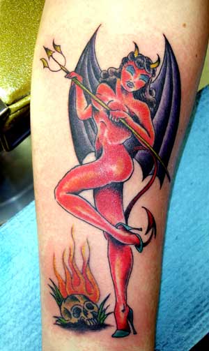 Devil Pin Up Girl