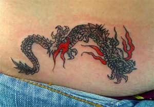 Tattoos - Alex Sherker - Tiny Dragon