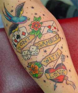 Tattoos - Alex Sherker - Don't Gamble W/Love