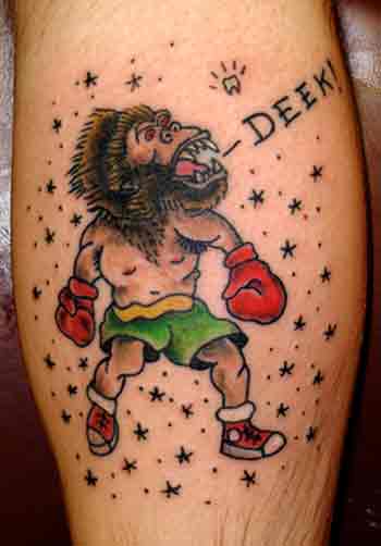 Tattoos - Alex Sherker - Kong Boxer