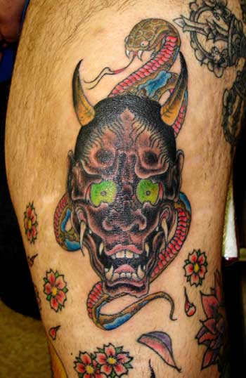 Tattoos - Alex Sherker - Hanya and Snake