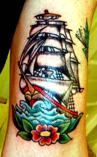 Tattoos - Alex Sherker - Tall Ship
