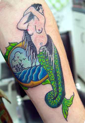 Tattoos - Alex Sherker - Mermaid
