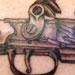 Tattoos - Flintlock Derringer Pistol - 22921