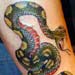 Tattoos - Traditional Snake Tattoo - 6456