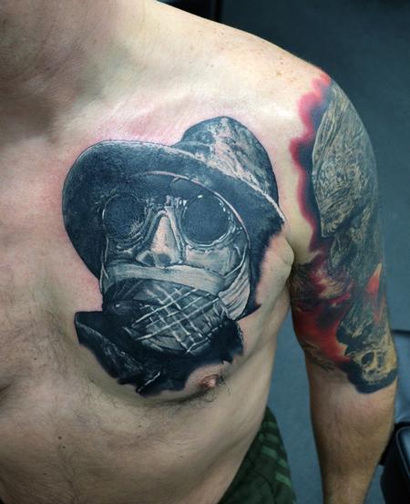 Alan Aldred - Invisible Man Portrait Tattoo
