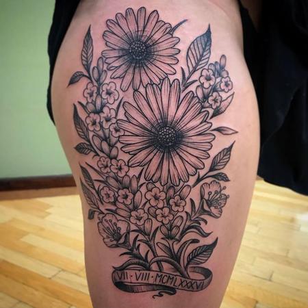 Tattoos - Flower power - 128588