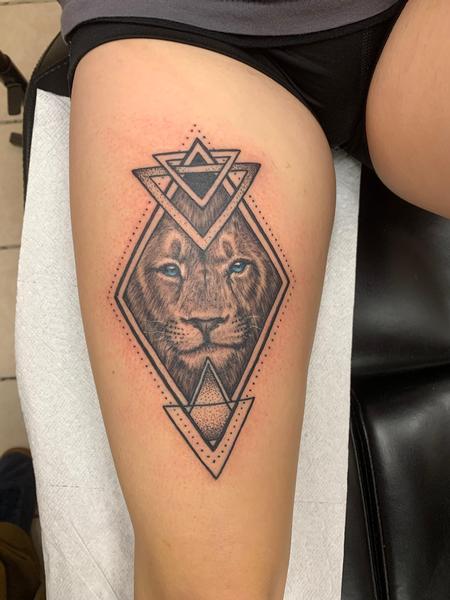 lion  Tattoo Design Thumbnail