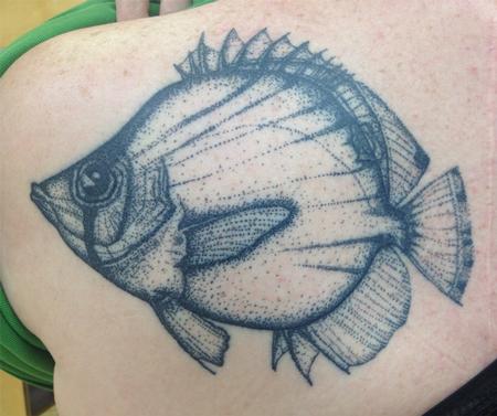 Tattoos - Dotwork Fish - 103743