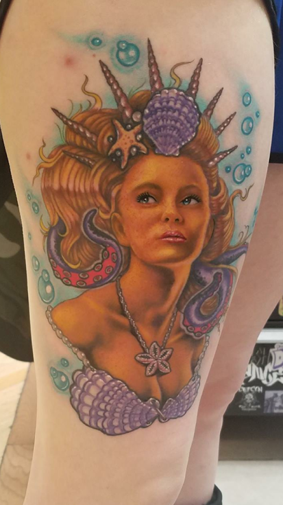 Mermaid Tattoo Design Thumbnail