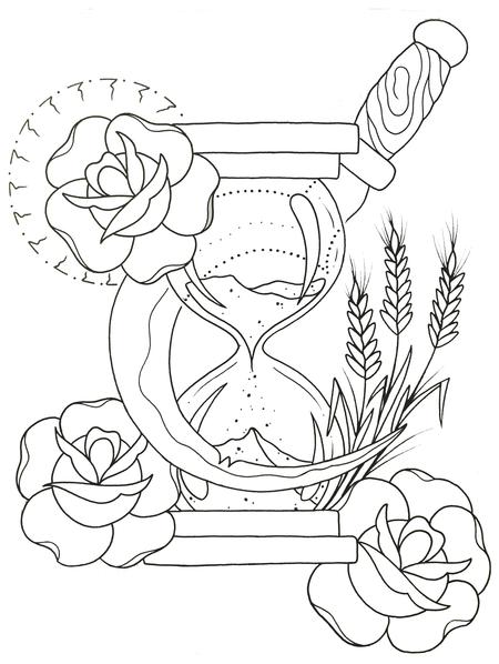 Tattoos - Line drawing - 108399
