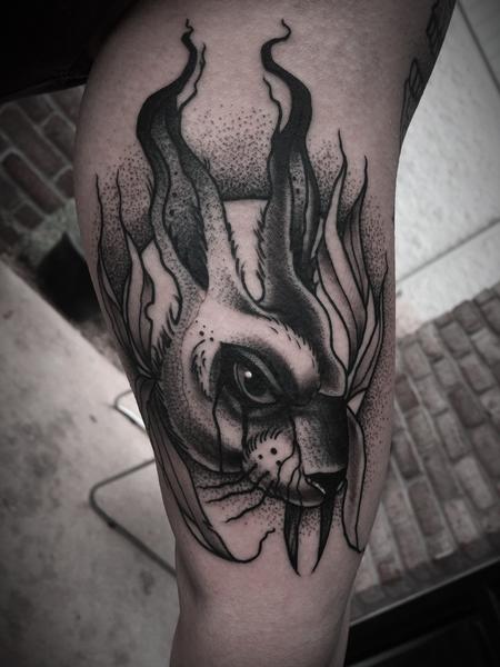 Tattoos - Dark rabbit - 133013