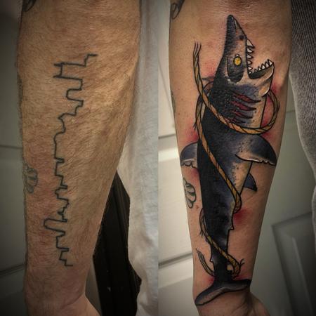 Dylan Talbert Davenport - Shark cover up