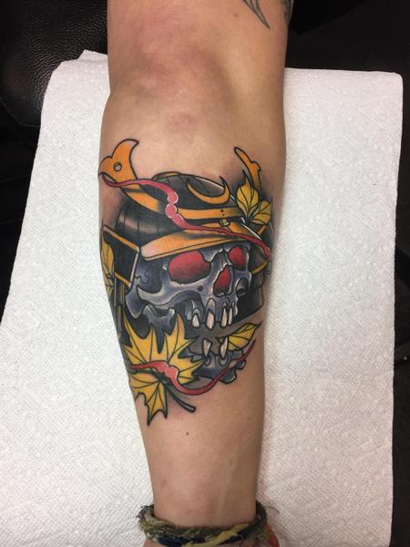 Dylan Talbert Davenport - Samurai skull