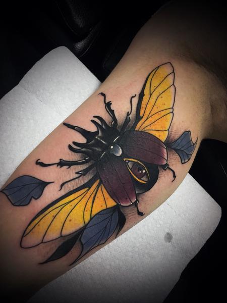 Tattoos - Neo traditional beetle - 133012