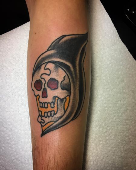 Tattoos - Traditional reaper - 131897
