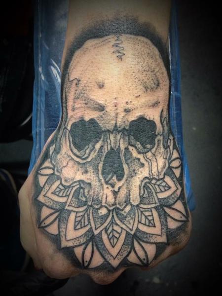 Tattoos - Skull mandala - 127393