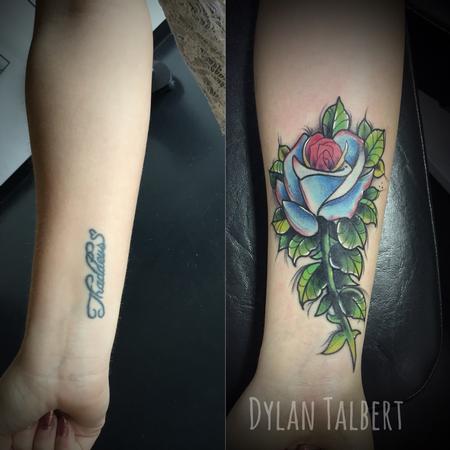 Tattoos - Rose cover up - 130404