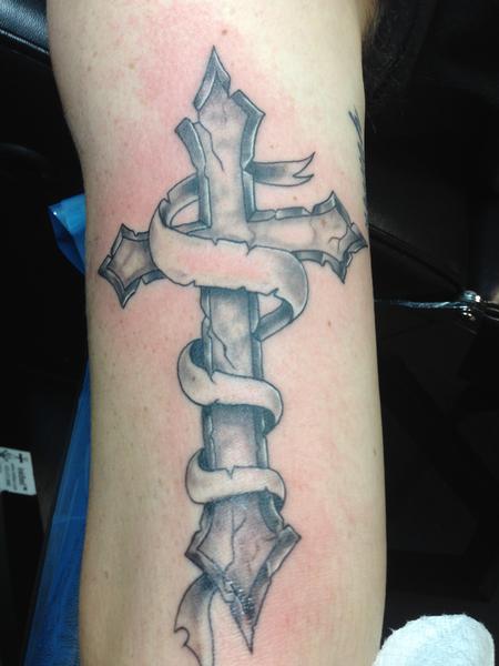 Tattoos - Cross - 125105