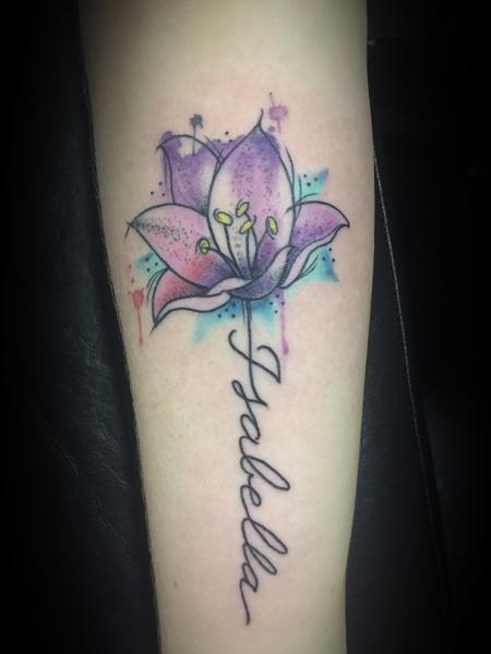 Tattoos - Watercolor flower - 127755