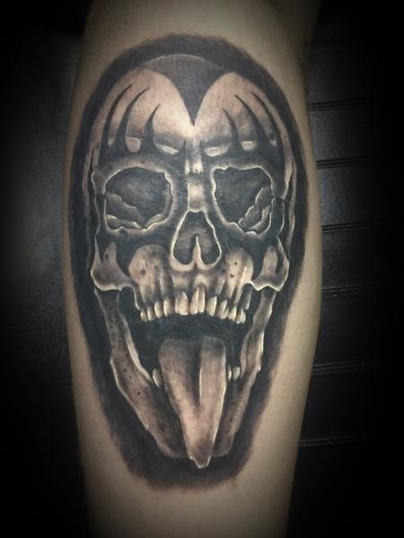 Tattoos - Gene Simmons Skull - 127752