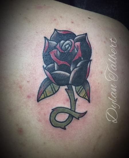 Tattoos - Black Rose - 128152