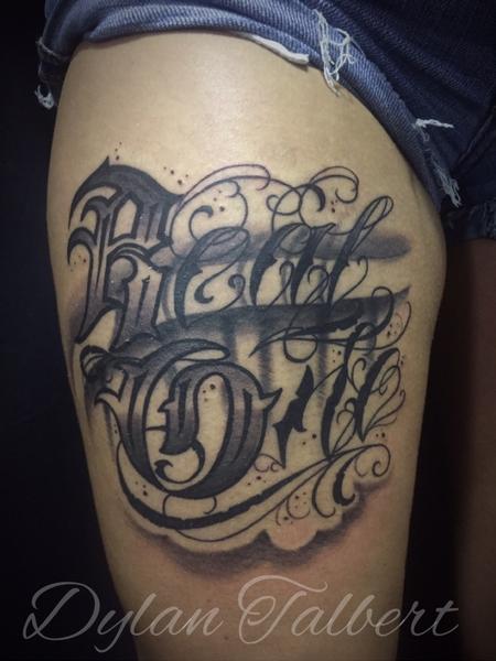 Tattoos - Custom lettering - 128972