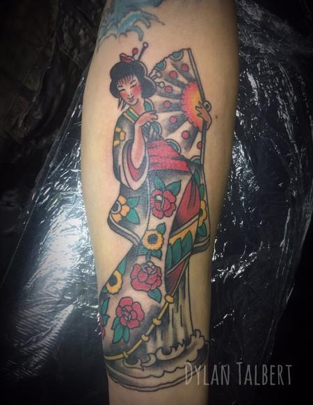 Tattoos - Sailor Jerry geisha - 129227