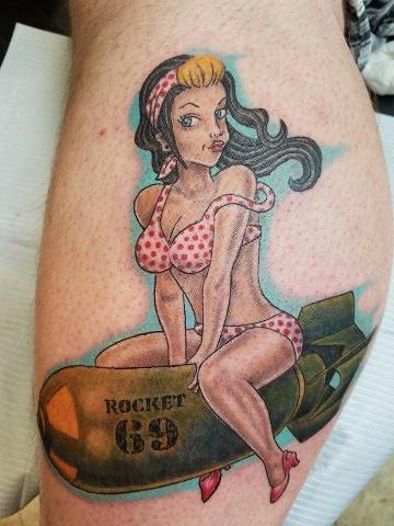 Tattoos - bomb girl - 134606