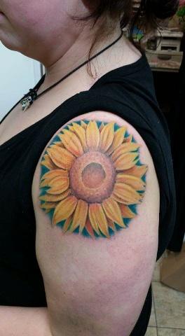 Tattoos - sunflower - 134607